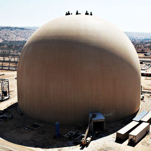 Ciments du Maroc Cement Plant - Clinker Bulk Storage - Morocco