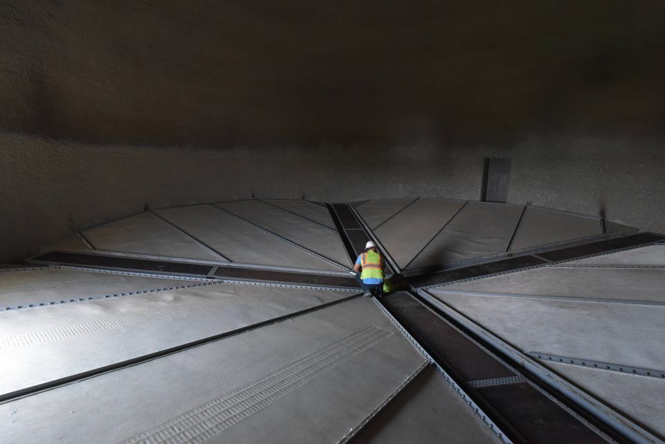 système de récupération de ciment continental faisant partie d'un bâtiment clé en main