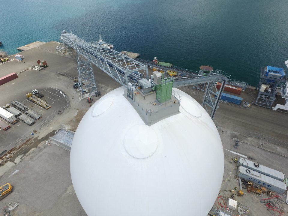 Albioma dome in Martinique