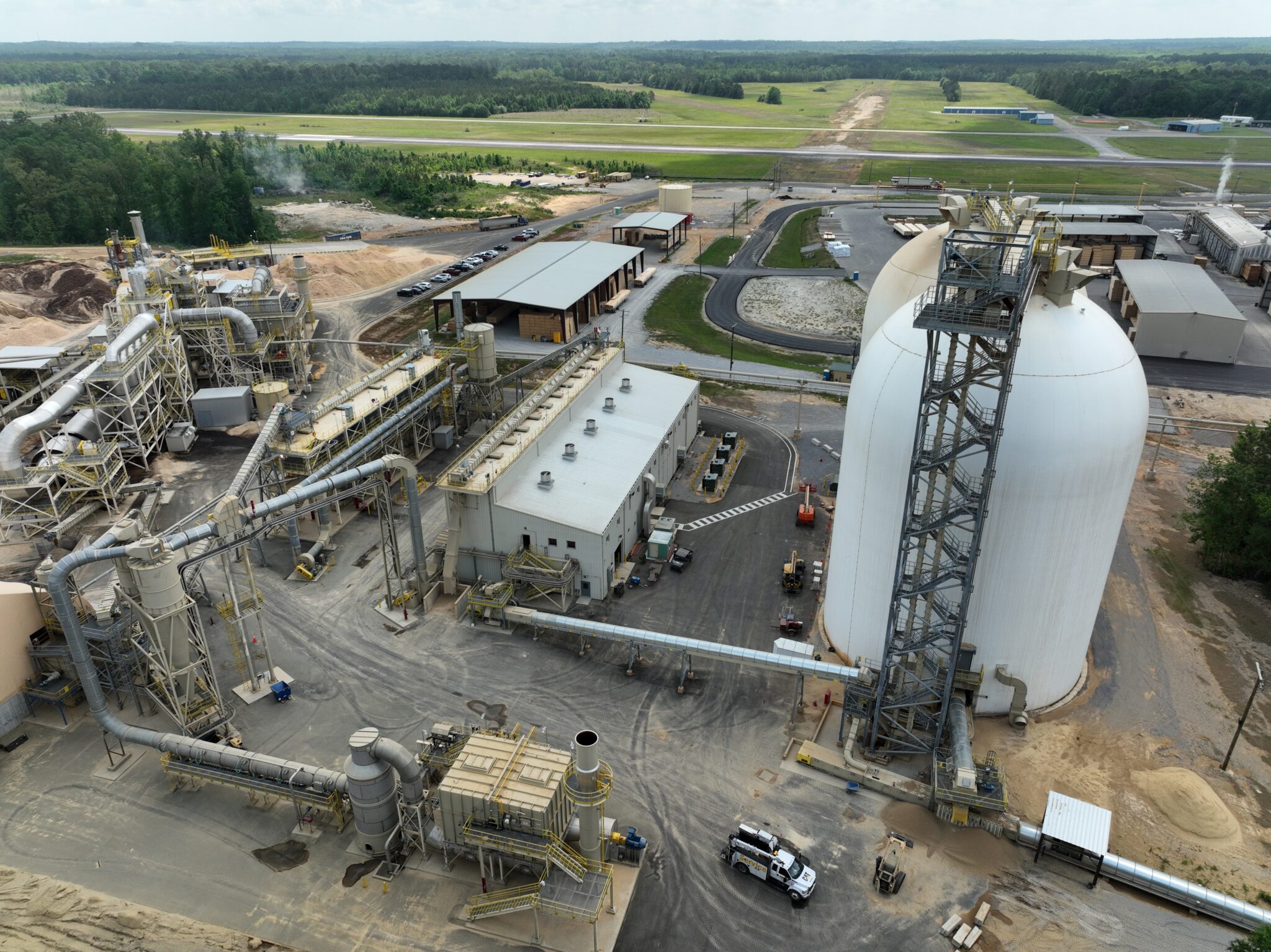 Drax WoodPellet DomeSilos Demopolis, Alabama, USA