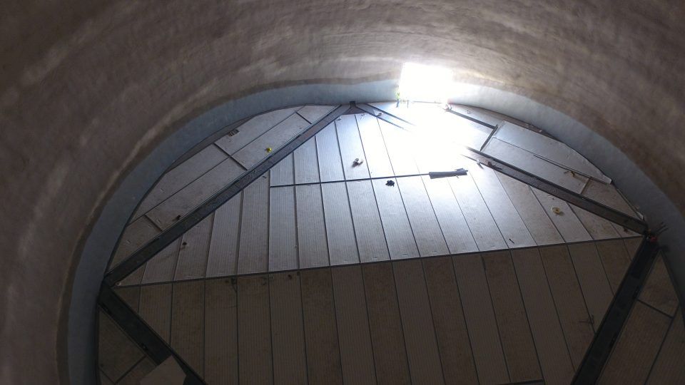 Ozinga dome floor
