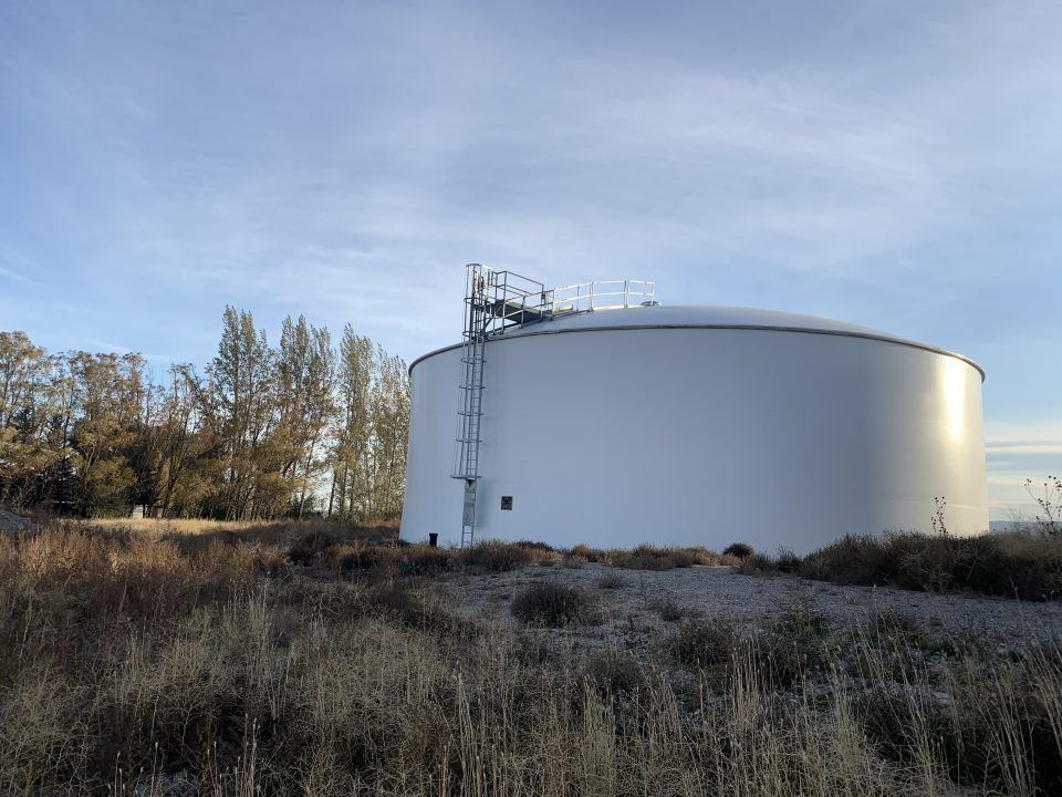 shelley water tank