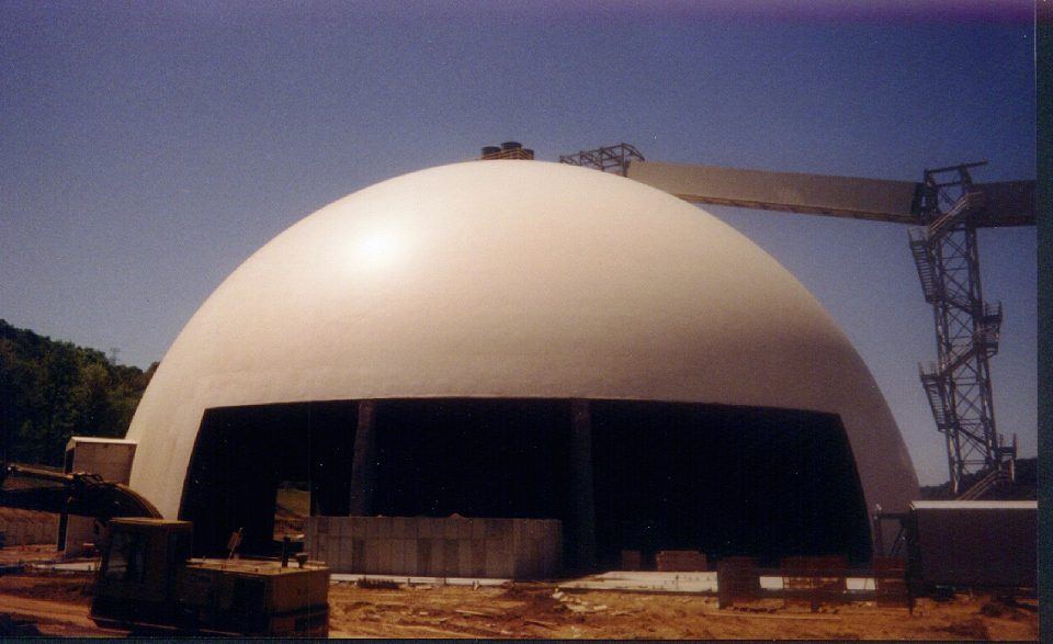 National Gypsum plant Gypsum bulk storage United States Dome