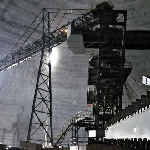 Coal Bulk Storage Dome Reclaim