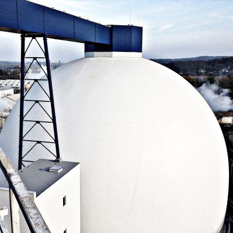 Dôme de stockage en vrac de sucre