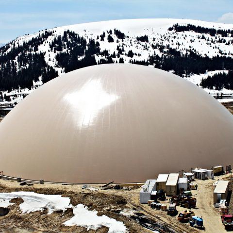 Construction d'une mine de molybdène Climax