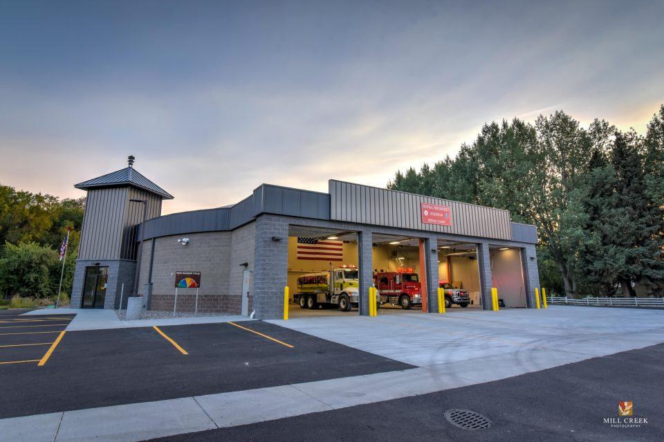 Nouvelle centrale éconergétique du Central Fire District à Menan, Idaho